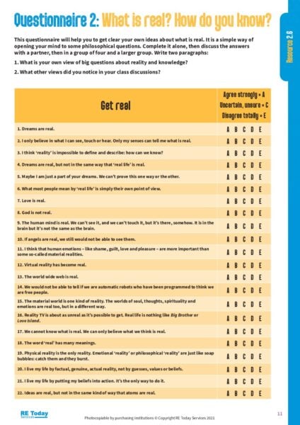2 6 Questionnaire 2 What is real CKRE2 p11 pdf