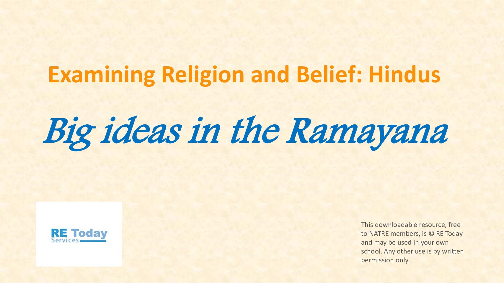 Big Ideas in the Ramayana pdf