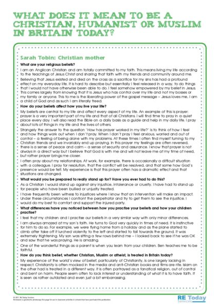 Christian Interview pdf