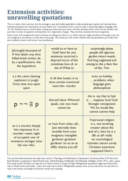ERE12 p33 unravelling quotations pdf