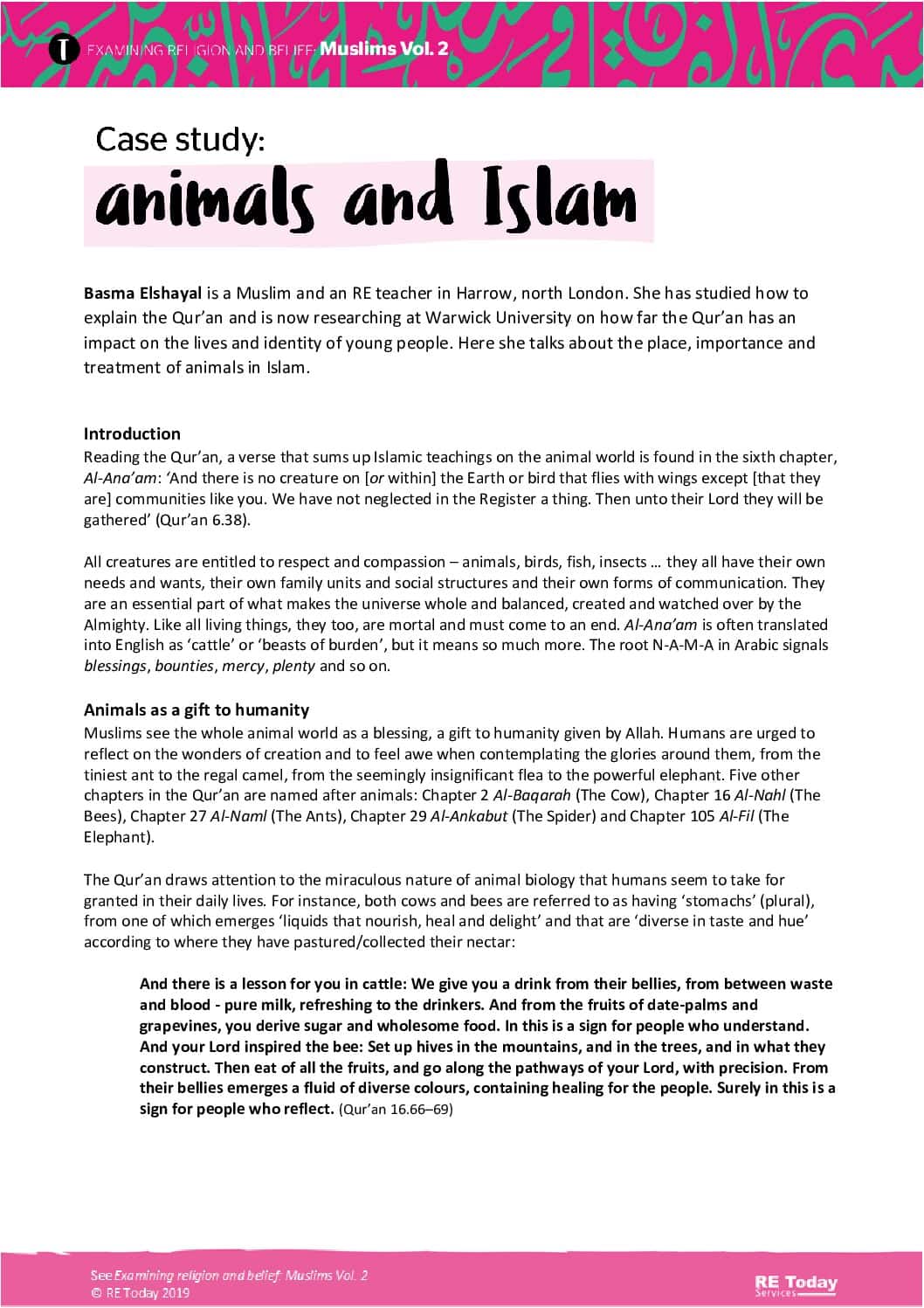 Extended article animals and Islam pdf
