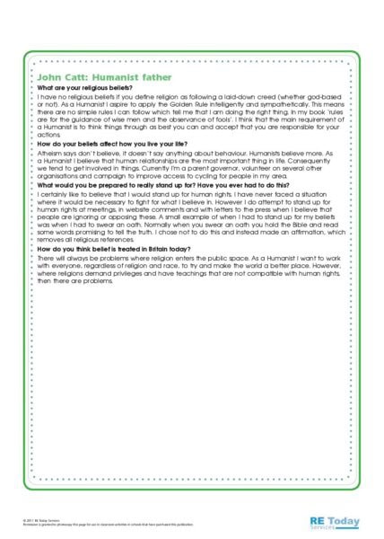 Humanist Interview pdf