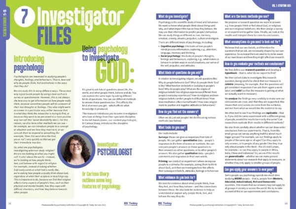 Investigator files Psychology pdf