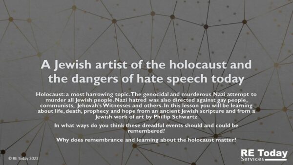 Loading the Cart art of holocaust by Phillip Schwartz PPT pic