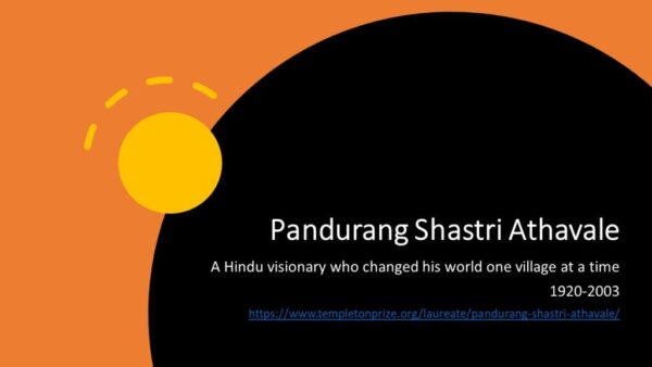 Pandurang Shastri Athavale 1 22 with Madeline Brookes work LB V2 pic