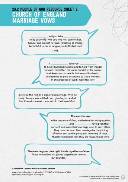 Year Three L4 Understanding Christianity Resource Sheet pdf