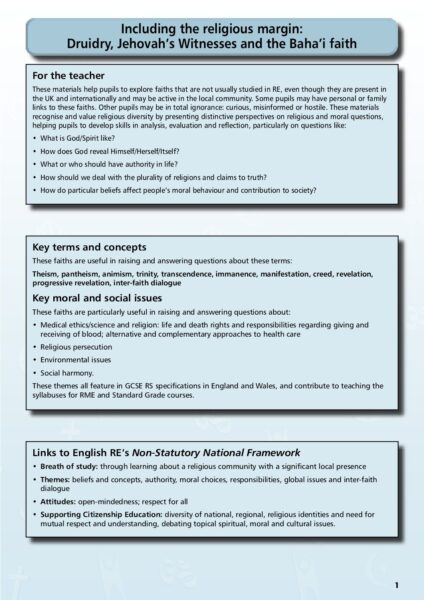 religious margin pdf