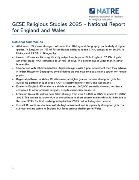 GCSE 2025 Full Report 2025 combined 030925 pdf