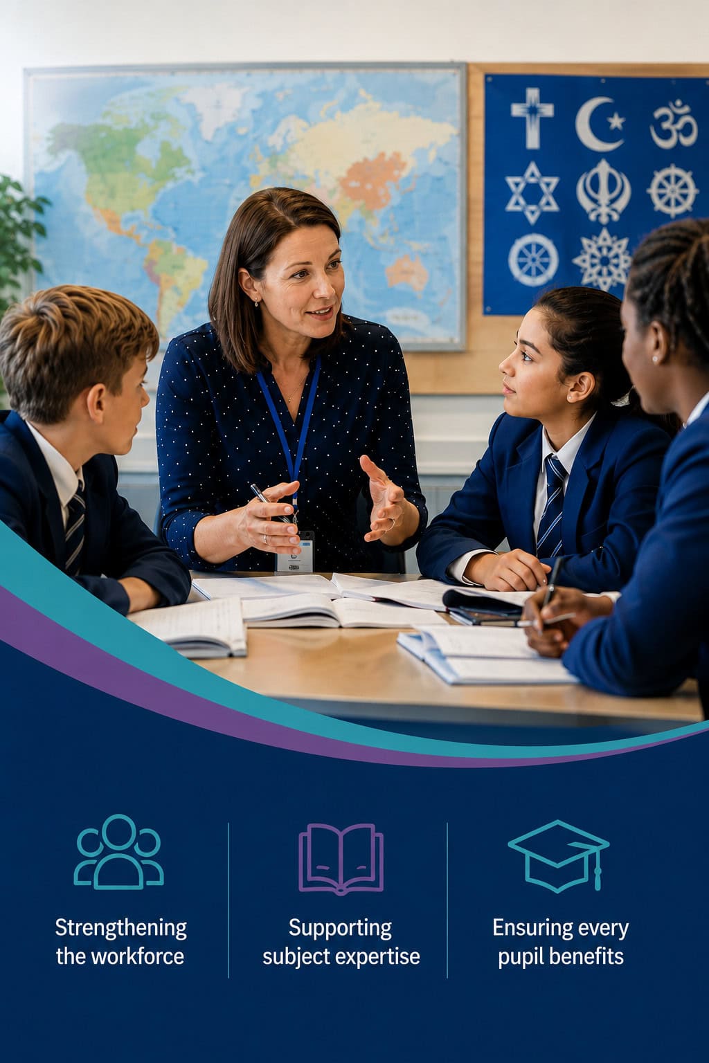 Teacher - preparing the workforce campaign