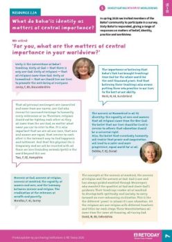2.2a Bahai Matters Of Central Importance Iw07 Pic