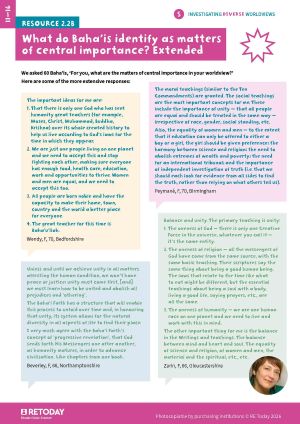 2.2b Bahai Matters Of Central Importance Extended Iw07 Pic