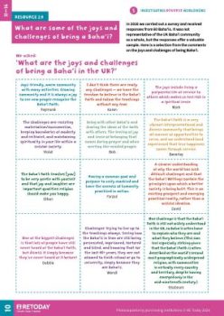 2.4 Joys And Challenges Bahai Iw07 Pic