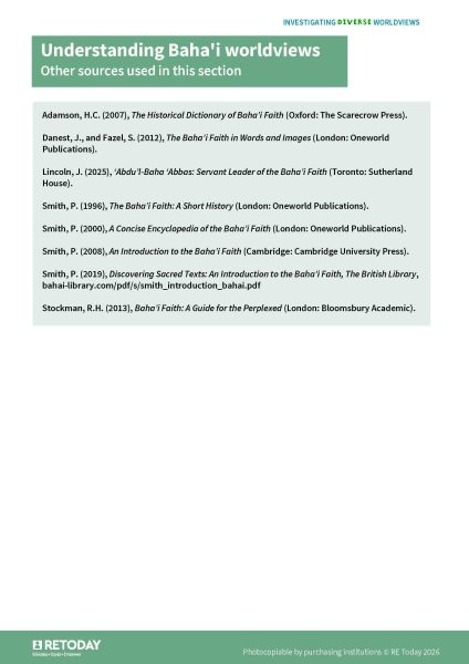 Bahai Other Sources Pic